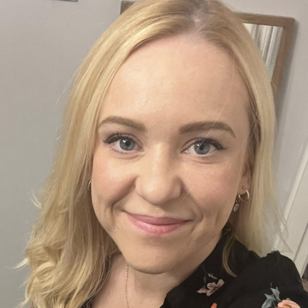 Emily, yoga teacher at Toni Marie Yoga Studio in Wigan