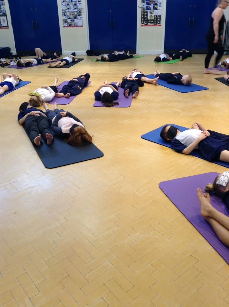 Yoga in education session delivered by Toni Marie Yoga in Wigan schools