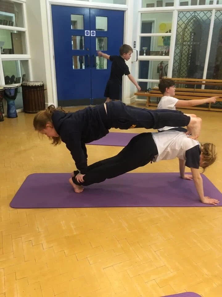School yoga programme led by Toni Marie Yoga to promote calm, confidence and concentration in Bolton