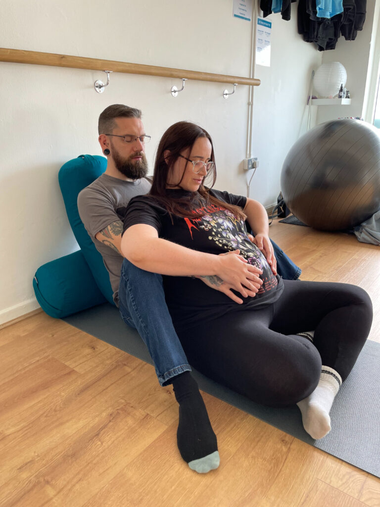 IMG_5003 Pregnancy yoga class helping expectant mums relax and stretch in Atherton
